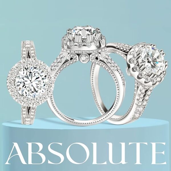 best deal saving 63% with code 799YIUOK-Moissanite Rings